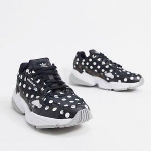 Adidas Flacon polka sneaker size women’s 8